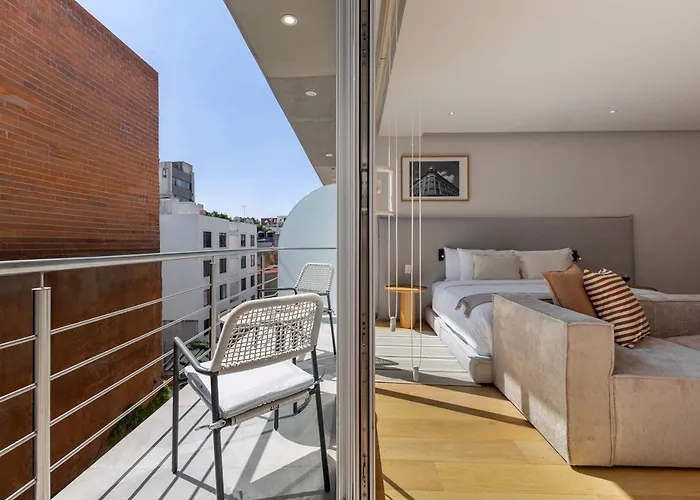 Apartamento 301 Std A Capitalia Juarez Urban With Balcony Gym